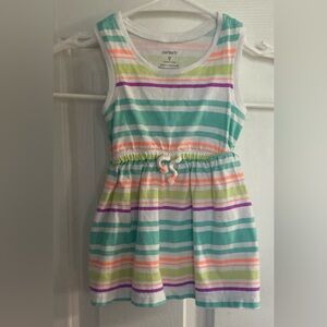 Carter's Multicolor Striped Dress